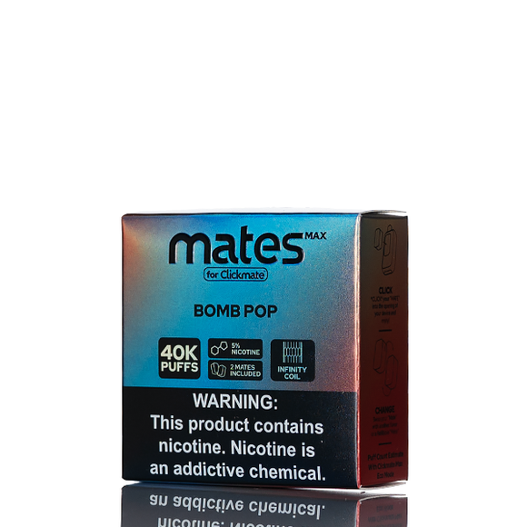 bomb pop 7 Daze Clickmate Mates Max Recharge 5% Nic