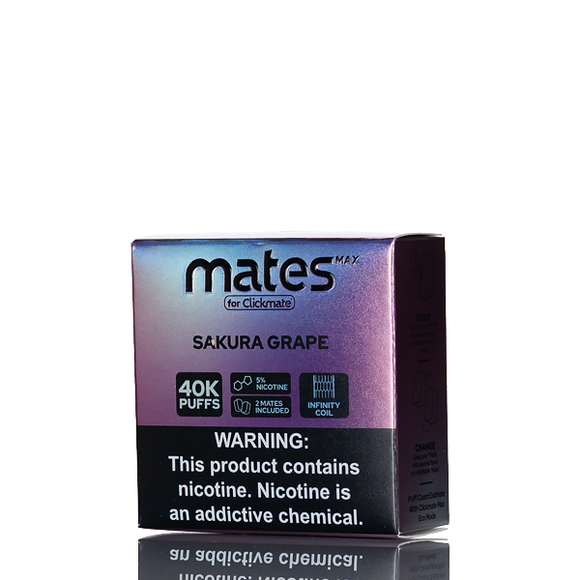 grape 7 Daze Clickmate Mates Max Recharge 5% Nic