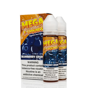 Mega E-Liquid - Blueberry Crumb - 120mL