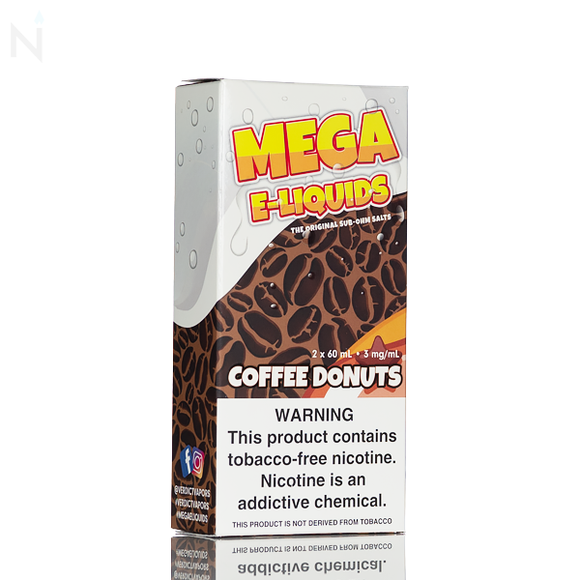 Mega E-Liquid - Coffee Donuts - 120mL
