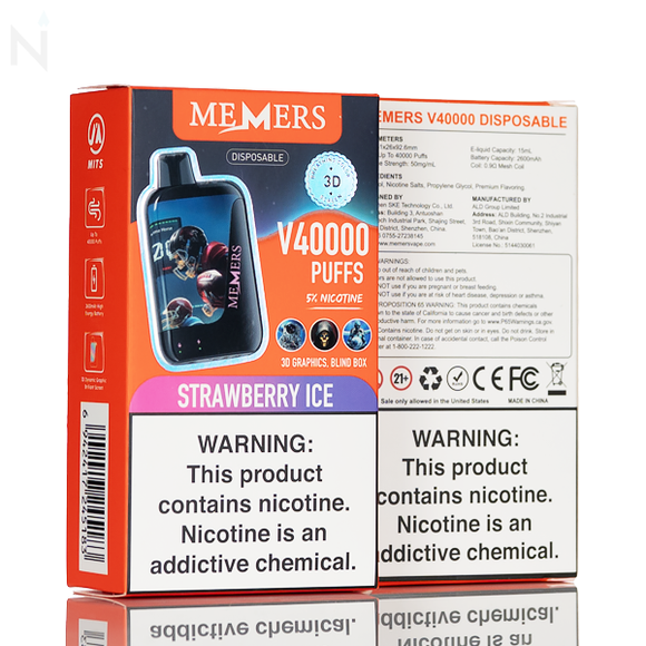 Memers V40000 Puffs Disposable Vape - 15mL