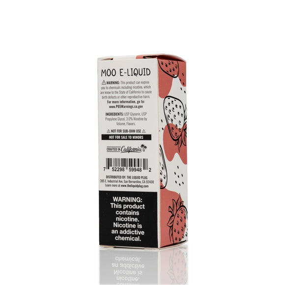 Moo E-Liquids TFN Salt Nic - Strawberry Milk - 30ml