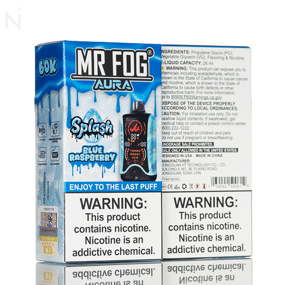 Mr Fog Aura Splash Edition 60K Disposable - 26mL