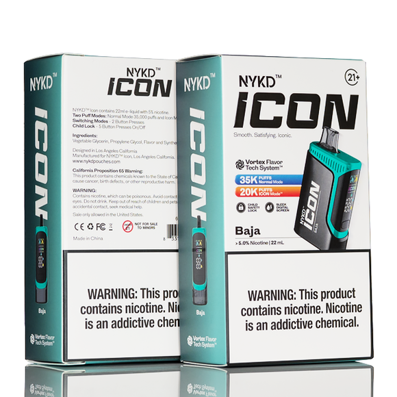 NYKD Icon 35k 35000 Puffs Disposable Vape - 22mL