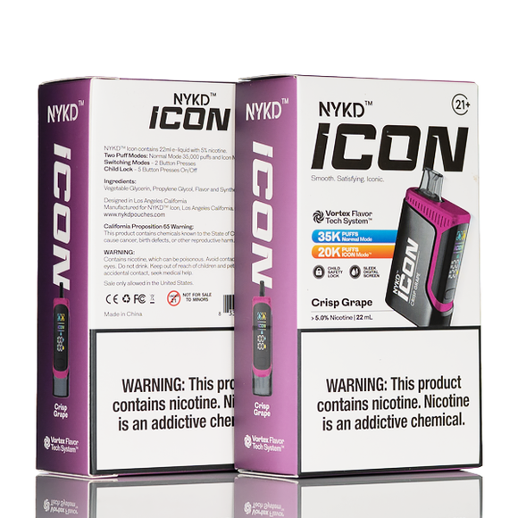 NYKD Icon 35k 35000 Puffs Disposable Vape - 22mL