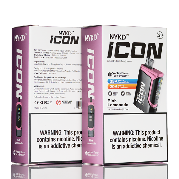 elf bar vape uk NYKD Icon 35k 35000 Puffs Disposable Vape - 22mL