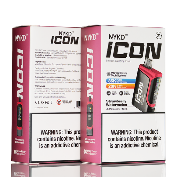 NYKD Icon 35k 35000 Puffs Disposable Vape - 22mL