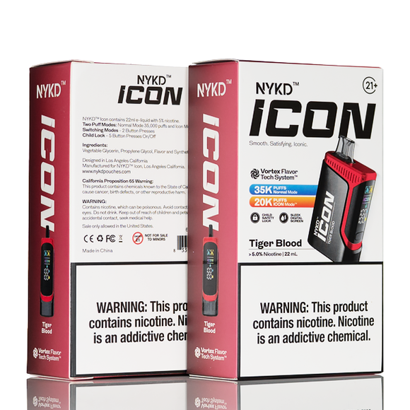NYKD Icon 35k 35000 Puffs Disposable Vape - 22mL