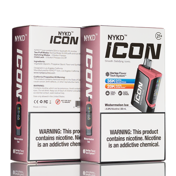 NYKD Icon 35k 35000 Puffs Disposable Vape - 22mL