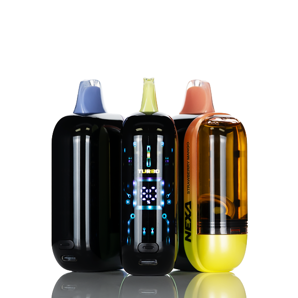 nexa ultra 50000 disposable vape II 50K Puff - 20mL Blue Raspberry - Synergy draw activated Flavor:Aloe Pineapple Ice