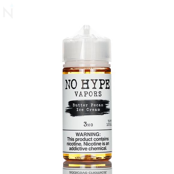 No Hype Vapors - Butter Pecan Ice Cream - 100mL