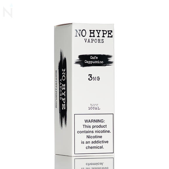 No Hype Vapors - Cafe Cappuccino - 100mL