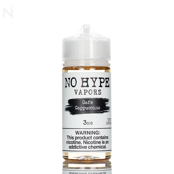No Hype Vapors - Cafe Cappuccino - 100mL