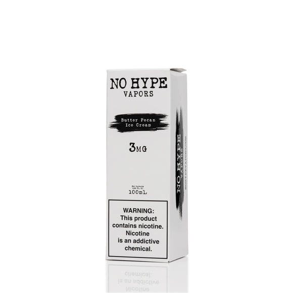 No Hype Vapors - Butter Pecan Ice Cream - 100mL