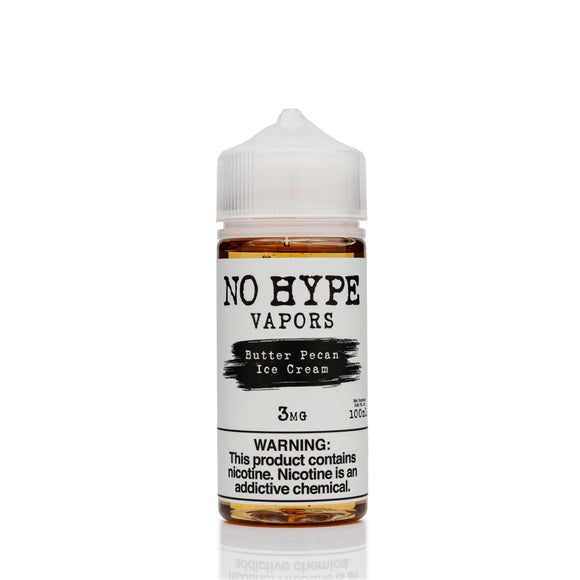 No Hype Vapors - Butter Pecan Ice Cream - 100mL
