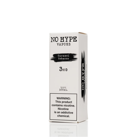 No Hype Vapors E-Liquid - Caramel Tobacco - 100mL