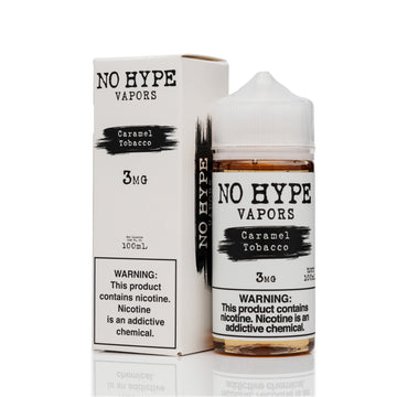 No Hype Vapors E-Liquid - Caramel Tobacco - 100mL