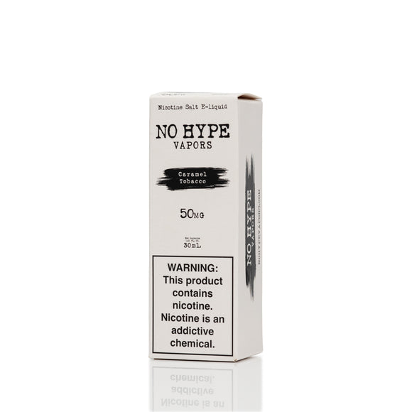 No Hype Vapors Salt Nic E-Liquid - Caramel Tobacco - 30mL