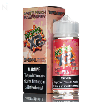NOMS X2 - White Peach Raspberry - 120mL
