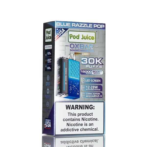 OXBAR X Pod Juice Magic Maze 2.0 30K Disposable Vape | $12.99 OXBAR X Pod Juice Magic Maze 2.0 30K Disposable Vape | $12.99