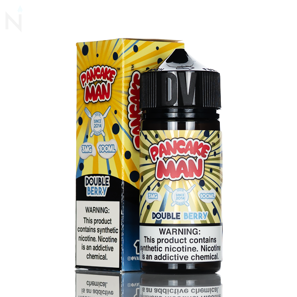 Pancake Man - Double Berry - 100mL | Only $9.99 Pancake Man - Double Berry - 100mL | Only $9.99
