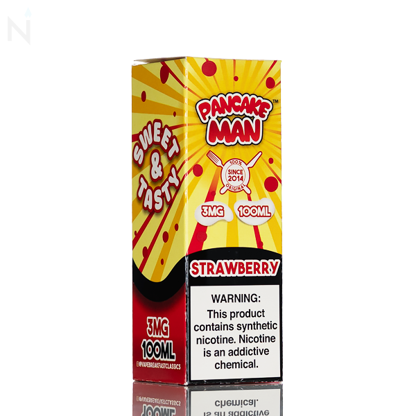 pancake man vape juice - Strawberry - 100mL 15000 puff Flavor:Caramel Butter Popcorn Losgal 25000 Puffs Disposable