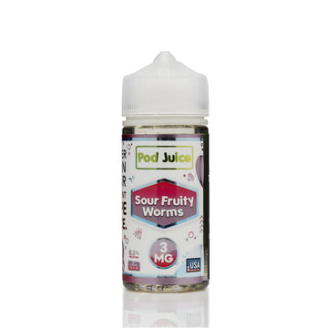 Pod Juice - Sour Fruity Worms - 100ml
