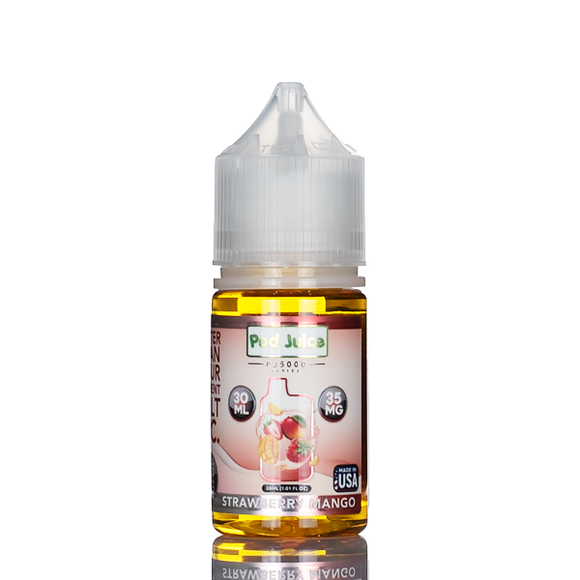 Pod Juice Salt PJ5000 - Strawberry Mango - 30ml (DISCONTINUED)