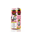 A pink and white box featuring batch edition disposable flavored e-liquid advertising 35mg of product on a white backdrop 