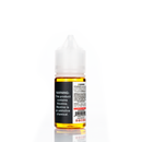A 30mL bottle of of Pod Juice by RAZ salt nicotine e-liquid featuring a black and white bottle with a white plastic cap in the watermelon batch flavor