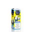 A pink and white box featuring batch edition disposable flavored e-liquid advertising 35mg of product on a white backdrop 