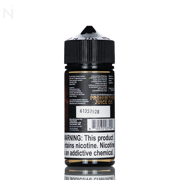 Prohibition - Sin Tax - 100mL