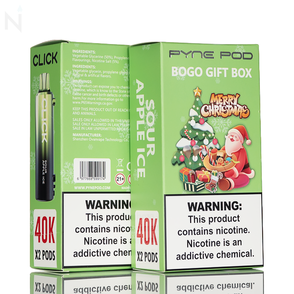 Pyne Pod Click 40K Disposable Pod Holiday Edition - 5% - 2 Pack