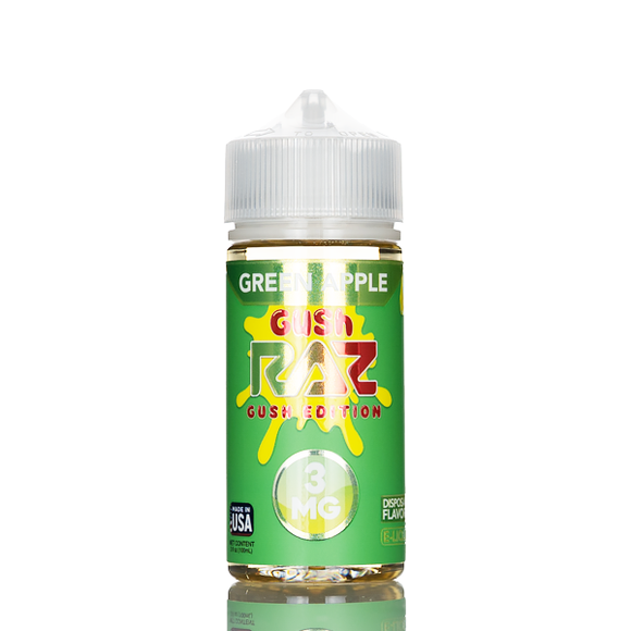 Pod Juice X RAZ E-Liquid - Green Apple Gush - 100mL