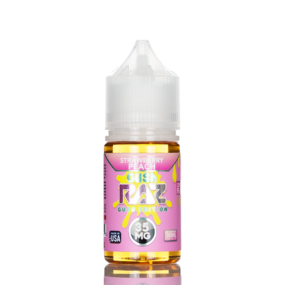 Pod Juice X RAZ Salt Nic - Strawberry Peach Gush - 30mL