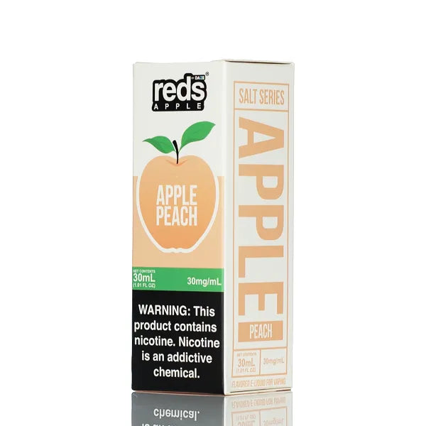 7 Daze TFN Salt Series - Reds Apple eJuice - Peach - 30ml