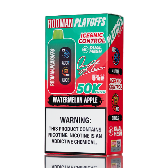 watermelon apple RODMAN Playoffs 50K 50000 Puffs Disposable Vape