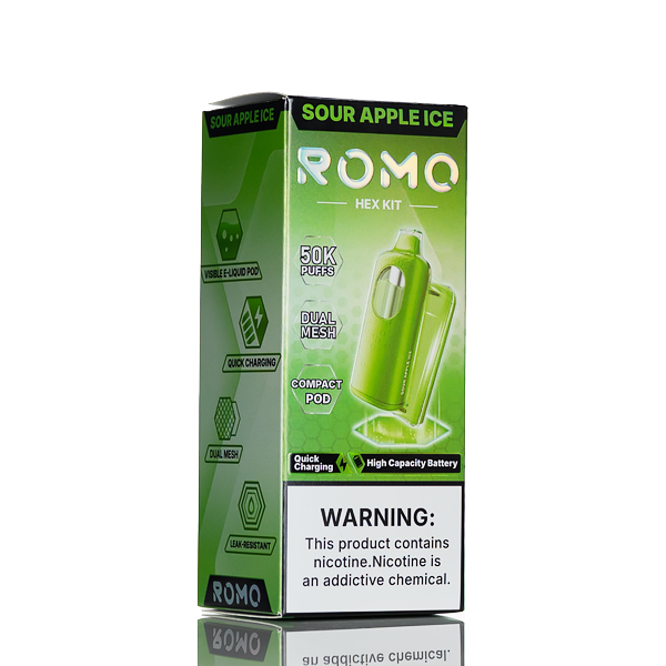 ROMO Hex 50K 50000 Puffs Disposable Kit