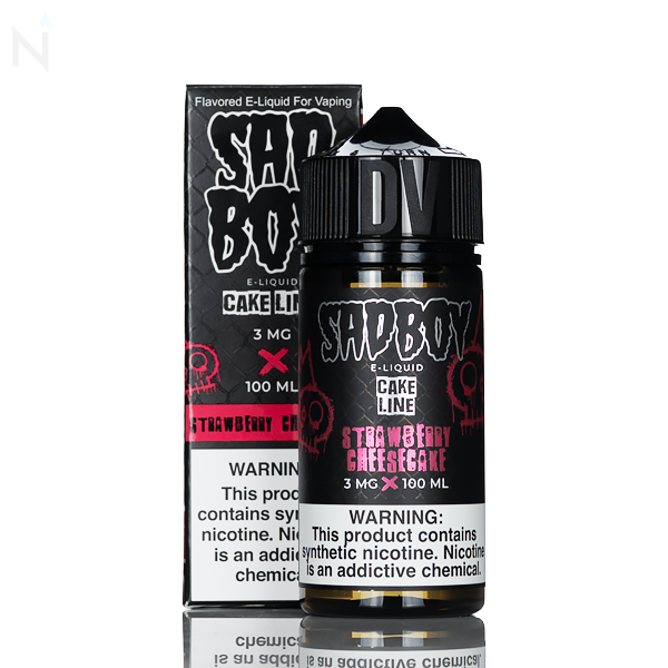 Sadboy E-Liquid - Strawberry Cheesecake - 100ml | Only $12.99 Sadboy E-Liquid - Strawberry Cheesecake - 100ml | Only $12.99