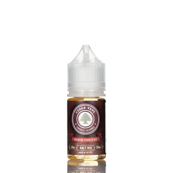 Cedar Vape Salt Nic - American Tobacco Red - 30mL
