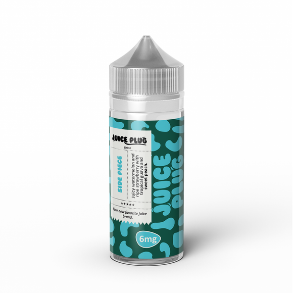 Juice Plug Side Piece freebase e-liquid 100ml watermelon strawberry guava peach tropical fruit vape juice 70VG 3mg 6mg USA