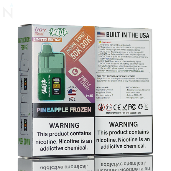 Skwezed x iJOY XP50K Puffs Limited Edition Disposable Vape - 20mL
