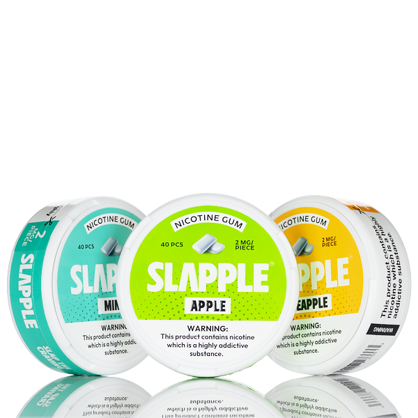 Slapple Nicotine Gum - 40ct | Tobacco Free Nicotine