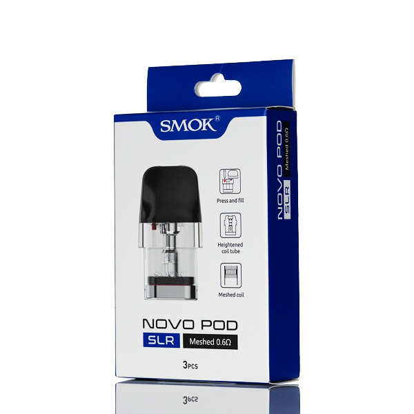 SMOK Novo SLR Replacement Pods | Mesh Coil Pod SMOK Novo SLR Replacement Pods | Mesh Coil Pod