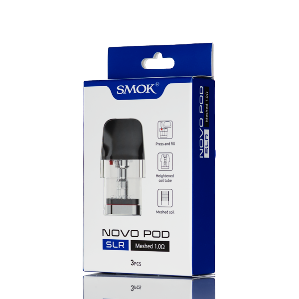 SMOK Novo SLR Replacement Pods | Mesh Coil Pod SMOK Novo SLR Replacement Pods | Mesh Coil Pod