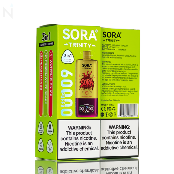 Sora Trinity 60K Disposable
