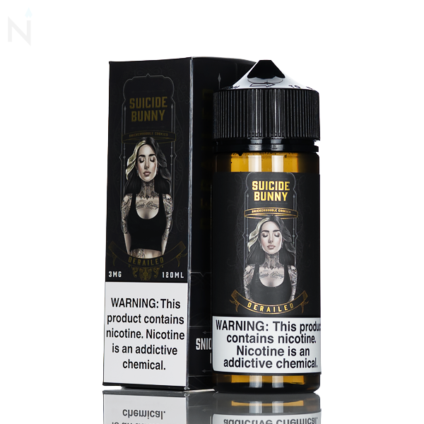 snickerdoodle vape juice Suicide Bunny E-Liquid - Derailed - 120ml Choose Flavor:Fresh Mango Lychee Milk Plus Relx Pod Classic Tobacco