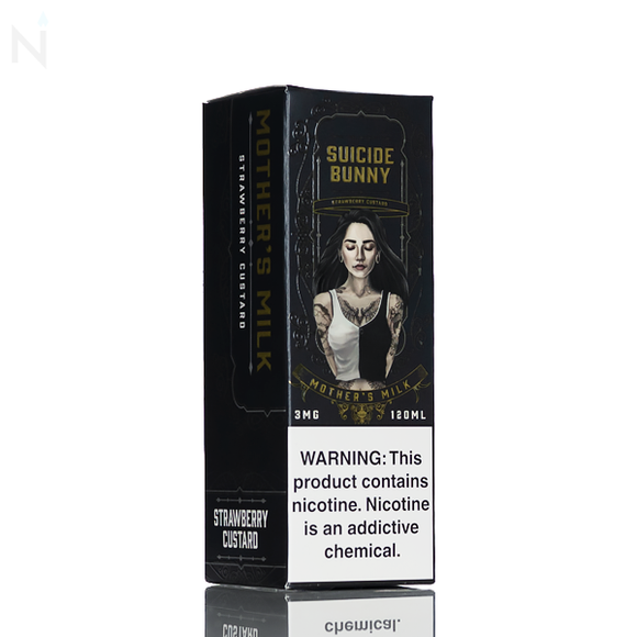 Suicide Bunny E-Liquid - Mothers Milk (Strawberry Custard) - 120ml