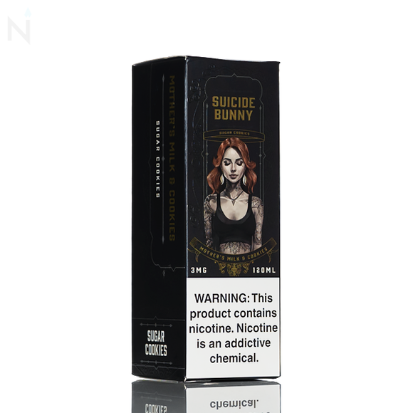 Suicide Bunny E-Liquid - Mother's Milk and Cookies (Sugar Cookie) - 120ml