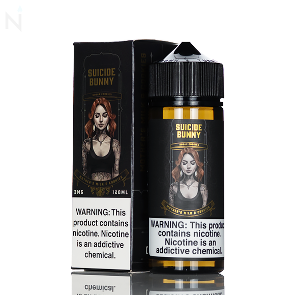 Suicide Bunny E-Liquid - Mother's Milk and Cookies (Sugar Cookie) - 120ml